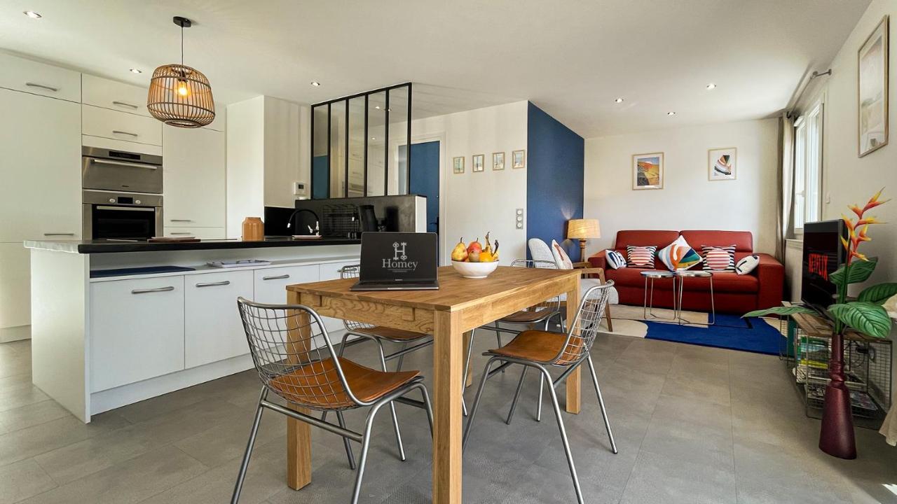 Homey Montaigne - New - A 1 Min A Pied Du Lac D'Annecy - 2 Balcons Prives - Appartement Avec 2 Chambres - Stationnement Gratuit Toute L'Annee Sauf En Ete - Juin A Aout Экстерьер фото